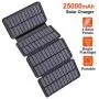 Solar Charger 25000mAh, Riapow Waterproof Solar Power Bank with 4 Panels, Dual USB & Type-C Input for Electronic Devices Like Phones, ipad and Laptop, Outdoor Camping Solar Charger 25000mAh, Riapow Waterproof Solar Power Bank with 4 Panels, Dual USB & Type-C Input for Electronic Devices Like Phones, ipad and Laptop, Outdoor Camping