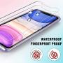 Ferilinso Screen Protector for iPhone 11 with 3 Pack Camera Lens Protector, 3 Pack Tempered Glass Film for iPhone 11 6.1 Inch