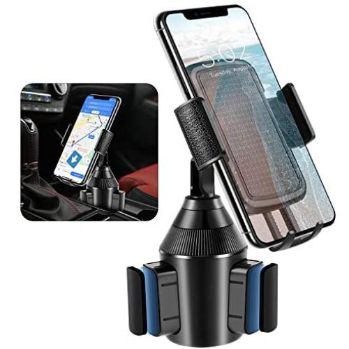 Cup Holder Phone Mount,Adjustable Universal Smart Car Cell Phone Mount for iPhone 11 Pro/XR/XS Max /8/7/6 Plus,Samsung Galaxy S10/S9/S8 Note 9 Sony/HTC-[2020 Upgraded Cup Holder Cradle]