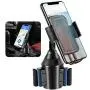 Cup Holder Phone Mount,Adjustable Universal Smart Car Cell Phone Mount for iPhone 11 Pro/XR/XS Max /8/7/6 Plus,Samsung Galaxy S10/S9/S8 Note 9 Sony/HTC-[2020 Upgraded Cup Holder Cradle]