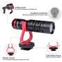 2in1 Vlog Hand Grip Stabilizer Bundle /Mini Shotgun Microphone