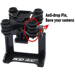 Action Camera Frame Anti-Shock Gimbal Mount Holder Bracket for Syma X8 X8G X8HG X8C X8HC X8W X8HW X8 Pro RC Quadcopter Compatible with Gopro Hero Xiaoyi (Xiaomi Yi) SJcam Camera