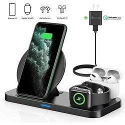 Wireless Charging Station, 3 in 1 Wireless Charging Station for Apple Products