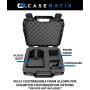Casematix Hard Case Compatible with Oculus Quest VR Gaming Headset Accessories - All-In-One Oculus Quest Case Storage with Customizable Foam Interior for Impact Protection - Fits 128GB and 64GB Models
