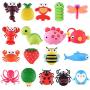 TUPARKA 18 Pcs Cable Protector for iPhone/ipad USB Cable, Plastic Cable Protectors Cute Fish Dinosaur Animals Charging Cable Saver, Phone Accessory Pr