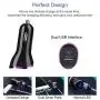 USB C Charger Set, 2Pack 6.6ft Type C Charging Cord with Car Charger, Dual USB Wall Charger Compatible with Samsung Galaxy S10+ S10 S10e S9 S9+ S8 S8+ Note 8 9 10 10+ A10e A50 A70 A80,Google Pixel 3