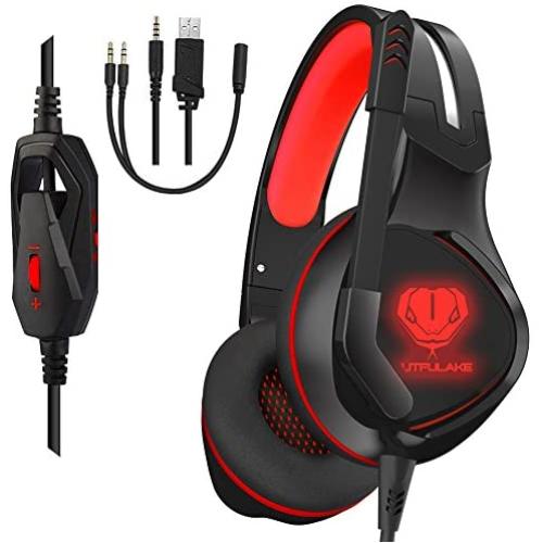 Gaming Headset for PS4, Xbox One, PC, Mac, Gaming Headphones with Mic