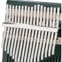 F Fityle Kalimba Thumb Piano for Kids Piano,Karimba Musical Instruments,Music Gifts for Men,Musical Gifts for Adult Son,With Finger Piano Bag Green