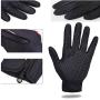 IPENNY Womens Mens Winter Touch Screen Gloves Windproof Waterproof Thermal Gloves Smartphone Texting Hand Warmers Cycling Running