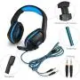 Xbox One Gaming Headset, PHOINIKAS H1 Wired Gaming Headset for PS4, PC, Laptop, Mac, iPad, Nintendo Switch Games, Over Ear Headphone with Microphone, Bass 5.1 Surround, LED Light, Gift for Kids (Blue) Xbox One Gaming Headset, PHOINIKAS H1 Wired Gaming Headset for PS4, PC, Laptop, Mac, iPad, Nintendo Switch Games, Over Ear Headphone with Microphone, Bass 5.1 Surround, LED Light, Gift for Kids (Blue)
