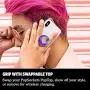 PopSockets PopGrip - Expanding Stand and Grip with Swappable Top - Disco Crystal Orchid