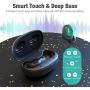Otium Wireless Earbuds Bluetooth 5.0 Headphones Deep Bass 3D Stero Sound Mini Headsets 40H Total Playtime with Charging Case IPX7 Waterproof Built-in Mic Earphones for Work, Sports, Driving
