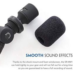 Saramonic XM1 3.5mm TRS Microphone for DSLR Cameras, Omnidirectional Plug and Play Mic for Camcorders, Digital Voice Recorder, Gopro, CaMixer, SmartMixer, LavMic, SmartRig+ and UWMIC9/UWMIC10/UWMIC15