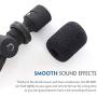 Saramonic XM1 3.5mm TRS Microphone for DSLR Cameras, Omnidirectional Plug and Play Mic for Camcorders, Digital Voice Recorder, Gopro, CaMixer, SmartMixer, LavMic, SmartRig+ and UWMIC9/UWMIC10/UWMIC15