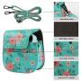 Protective & Portable Case Compatible with fujifilm instax Mini 11/9/ 8/8+ Instant Film Camera with Accessory Pocket and Adjustable Strap - Flower by SAIKA