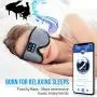 Sleep Headphones 3D Bluetooth Sleep Mask, MUSICOZY Wireless Music Eye Mask with Sleeping Headphones for Side Sleepers, Air Travel, Meditation, Built-in Ultra Soft Thin Speakers Microphone Washable Sleep Headphones 3D Bluetooth Sleep Mask, MUSICOZY Wireless Music Eye Mask with Sleeping Headphones for Side Sleepers, Air Travel, Meditation, Built-in Ultra Soft Thin Speakers Microphone Washable