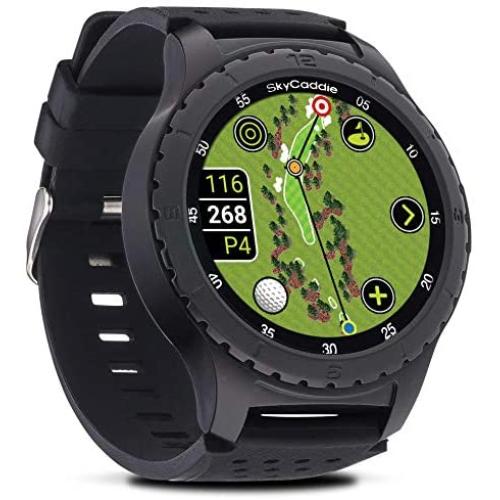 SkyCaddie LX5, GPS Golf Watch with Touchscreen Display and HD Color CourseView Maps, Black, Small