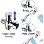 YOO.MEE Quick Connect Pets Shower Spray Suitable for In-Door and Out-Door Bath Showering, Attached on either Shower Arm or Garden Taps for much Portable and Convenient