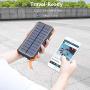 Solar Charger 26800mAh Hiluckey 18W Power Bank with 3.0A Outputs USB C Waterproof Battery Pack for Smartphones, Tablets, MacBook