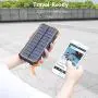 Solar Charger 26800mAh Hiluckey 18W Power Bank with 3.0A Outputs USB C Waterproof Battery Pack for Smartphones, Tablets, MacBook