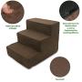 USA Made Pet Steps/Stairs with CertiPUR-US Certified Foam for Dogs & Cats by Best Pet Supplies