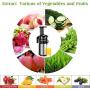Juicer Slow Juicers Machine Portable Vertical Cold Press Juicer with Reversal Function, BPA-free Masticating Juicer with Juice Jug and Clean Brush for Vegetables and Fruits