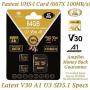 Amplim 2-Pack 64GB Micro SD Card Plus Adapter Pack 2X MicroSD SDXC Card 100MB/s V30 A1 U3 C10 UHS-I 4K Video MicroSDXC Memory Card Nintendo GoPro Camera Galaxy LG Moto Canon Nikon DJI Fire Dashcam