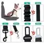 COOYOO Dog Seat Belt,2 Pack Pet Car Seat Belts Adjustable Heavy Duty & Elastic Vehicle Dog Safety Belt Harness for Travel Daily Use - Compatible with Any Pet Harness COOYOO Dog Seat Belt,2 Pack Pet Car Seat Belts Adjustable Heavy Duty & Elastic Vehicle Dog Safety Belt Harness for Travel Daily Use - Compatible with Any Pet Harness