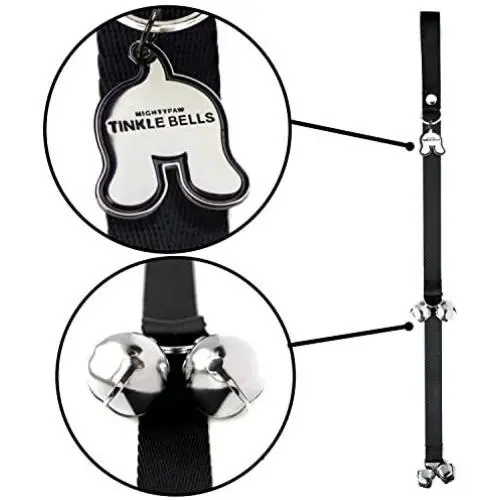 Mighty Paw Tinkle Bells, Premium Quality Dog Doorbells, Housetraining Doggy Door Bells for Potty Training Mighty Paw Tinkle Bells, Premium Quality Dog Doorbells, Housetraining Doggy Door Bells for Potty Training