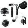 Heitamy Handheld Video Stabilizer, Aluminum Alloy Single Hand Handheld Gimbal Video Stabilizer Suit for Smartphones Digital Camera Camcorder DV DSLR SLR