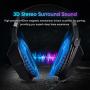 PC Gaming Headset, ELEGIANT ODDGOD Over Ear Computer Headphones with Mic, LED Lights Bass Stereo Surround Sound Volume Control, Compatible with PS4 Xbox One Pro PC Nintendo Switch Smartphone Laptop