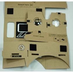 Synix DIY Google Cardboard Mobile Phone Virtual Reality 3D Glasses for IPHONE / Samsung / Google Nexus 6