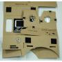 Synix DIY Google Cardboard Mobile Phone Virtual Reality 3D Glasses for IPHONE / Samsung / Google Nexus 6