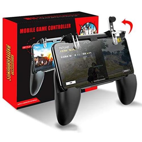 Alician 3 in 1 PUBG Mobile Gamepad Trigger Control Cell Phone Game Pad Controller L1R1 Gaming Shooter for iPhone Android Joystick