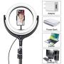 12" Selfie Ring Light with Extendable Tripod Stand 66.9in + Phone Holder for Makeup Live Stream Photography Vlogging YouTube, Dimmable Beauty LED Ring Light for iPhone Android (New Ring Version)