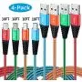 Micro USB Cable 10FT 4-Pack,Bynccea Long Android Charger Cable Nylon Braided Cell Phone Charger Android Fast Charging Cord Compatible with Samsung Galaxy S6 S7 Edge J7,LG,HTC,Motorola,Sony,Xbox,PS4 Micro USB Cable 10FT 4-Pack,Bynccea Long Android Charger Cable Nylon Braided Cell Phone Charger Android Fast Charging Cord Compatible with Samsung Galaxy S6 S7 Edge J7,LG,HTC,Motorola,Sony,Xbox,PS4