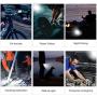 V VONTOX Bike Light Set 1200 Lumens Runtime 20+ hrs 5200mAh Waterproof Rechargeable Lithium Battery, 3 Light Mode Options.Super Bright Front Headlight and Tail Light Fits All Bicycle.