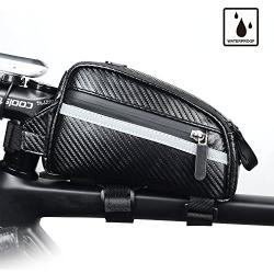 Rhinowalk Bike Bag Bike Top Tube Bag Bike Frame Bag Waterproof and Stable Bicycle Frame Bag Bicycle Bag Professional Cycling Accessories