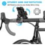 WeGuard Bike& Motorcycle Phone Mount - Universal Bike Handlebar Cell Phone Holde, Bike Cell Phone Holder Compatible with for iPhone 11 Pro, Xr, Xs Max, Samsung S20 S10+ or Any Cell Phone