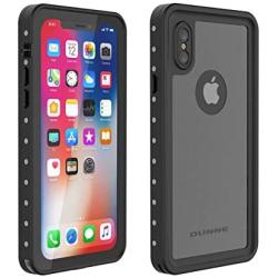 OUNNE iPhone Xs/iPhone X  Waterproof Case,  Underwater Full Sealed Cover Shockproof Dirtproof Snowproof IP68 Certified Waterproof Case with Built-in Screen Protector for iPhone X/Xs-(5.8inch)