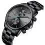 GOLDEN HOUR Mens Watches with Black/Silver Stainless Steel and Metal Casual Waterproof Chronograph Quartz Watch, Auto Date in Colorful Hands GOLDEN HOUR Mens Watches with Black/Silver Stainless Steel and Metal Casual Waterproof Chronograph Quartz Watch, Auto Date in Colorful Hands