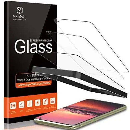 MP-MALL [3-Pack] Screen Protector for Samsung Galaxy S10e 5.8&quot Tempered Glass [Easy Installation Frame] (Not for Samsung Galaxy S10 / S10 Plus)