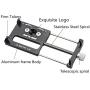 GUB Bicycle & Motorcycle Phone Mount, Aluminum Alloy Universal Bike Handlebar Phone Mount Holder Adjustable Compatible with iPhone X XR Xs 7s 8 Plus,Compatible with SamsungS9/S8/Note5/4 (Black)