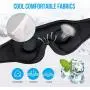 Sleep Headphones,3D Sleep Mask Bluetooth 5.0 Wireless Music Eye Mask, LC-dolida Sleeping Headphones for Side Sleepers, with Ultra-Thin HD Stereo Speakers Perfect for Sleeping, Air Travel, Meditation
