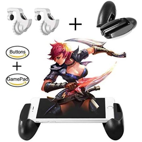 Panago Mobile Game Fire/Aim Buttons & GamePad for Fortnite/PUBG/Rules of Survival/Survivor Royale/Critical Ops,Gift for Kids and Player [New Version]