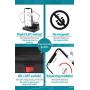 JGP Earn Steps Automatically Mobile Phone Shaker Left/Right Swing with ON/Off Switch and Adjuster No Magnet Manual Included No Rubber Band Required Automatic Egg Hatcher JGP-002