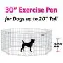 MidWest Homes for Pets Folding Metal Exercise Pen/Pet Playpen MidWest Homes for Pets Folding Metal Exercise Pen/Pet Playpen