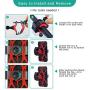 LATSKGN Motorcycle Mobile Phone Mount Holder for iPhone X XR 8 7 6 Plus Samsung Galaxy S9 S8 S7 S7, Motorcycle, Bicycle, Mountain Bike Accessories Adjustable 360 ​​° Stable Bracket (RED)
