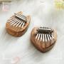 Kalimba Mini 8 Key, Thumb Piano, Solid Finger Piano Mahogany Body