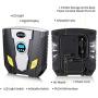 JUMTOP 12V DC Tire Inflator Pump 150 Psi Electric Portable Air Compressor Pump with Gauge for Car, Truck, Bicycle or Basketballs, Air Bed Mattress and Other Inflatables (C02)